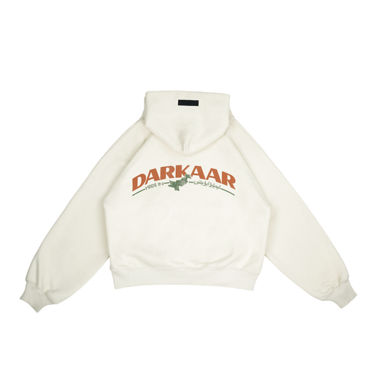 CREAM WHITE HOODIE
